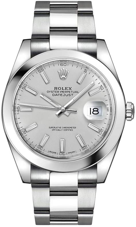 silver rolex new|rolex silver watches for men.